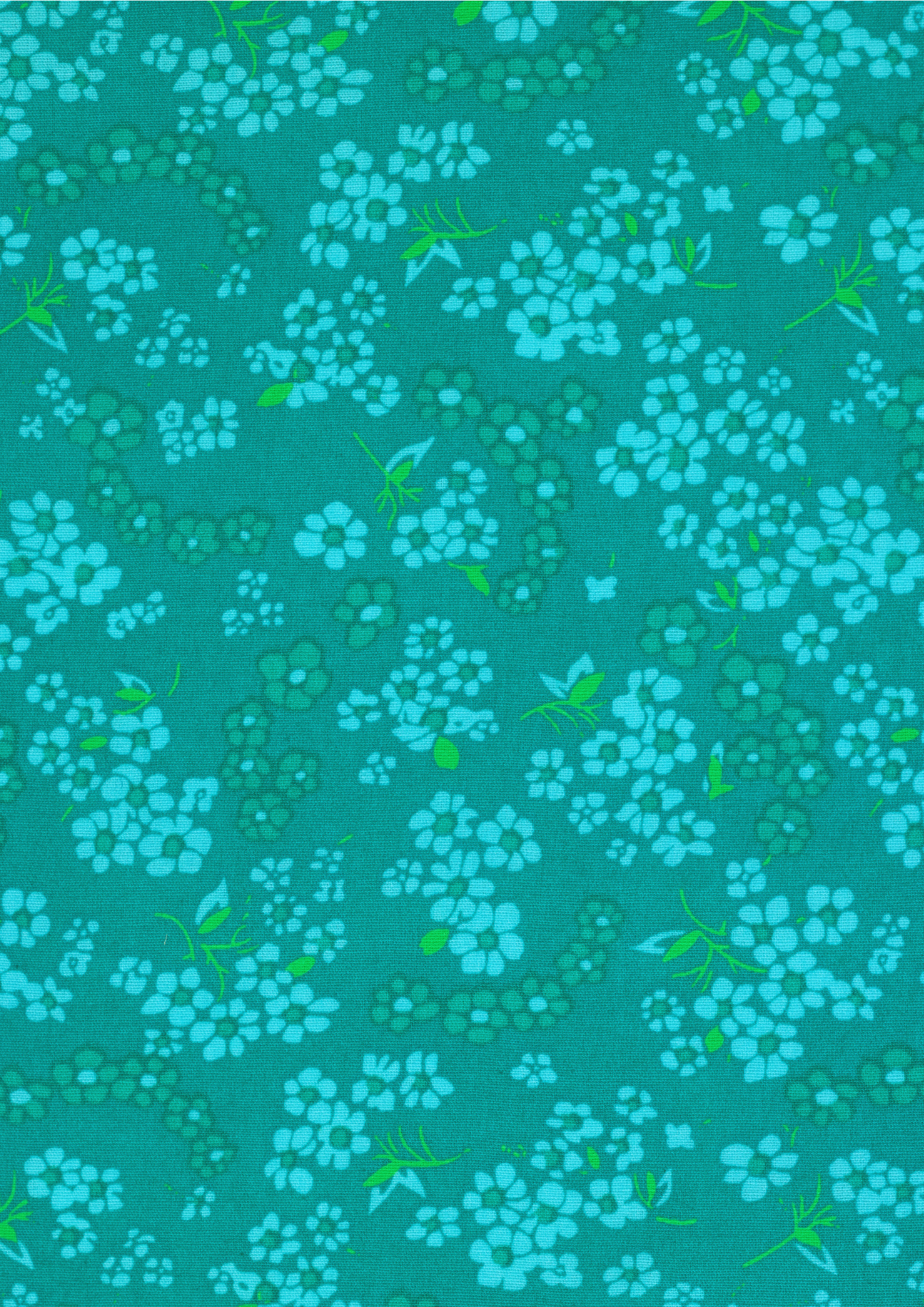 Coupon toile cirée Hanako menthe