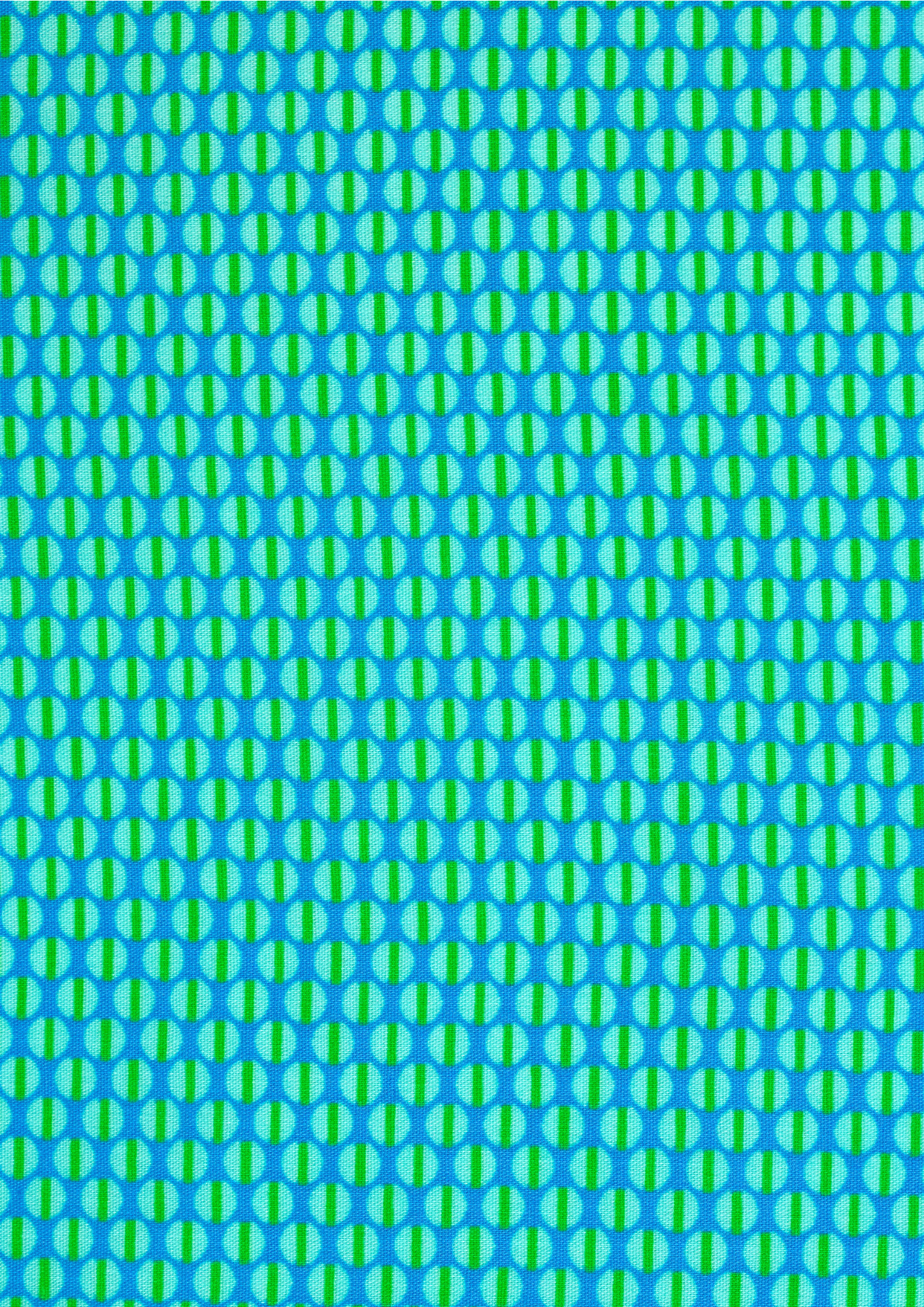 Coupon coton Calypso Bleu vif