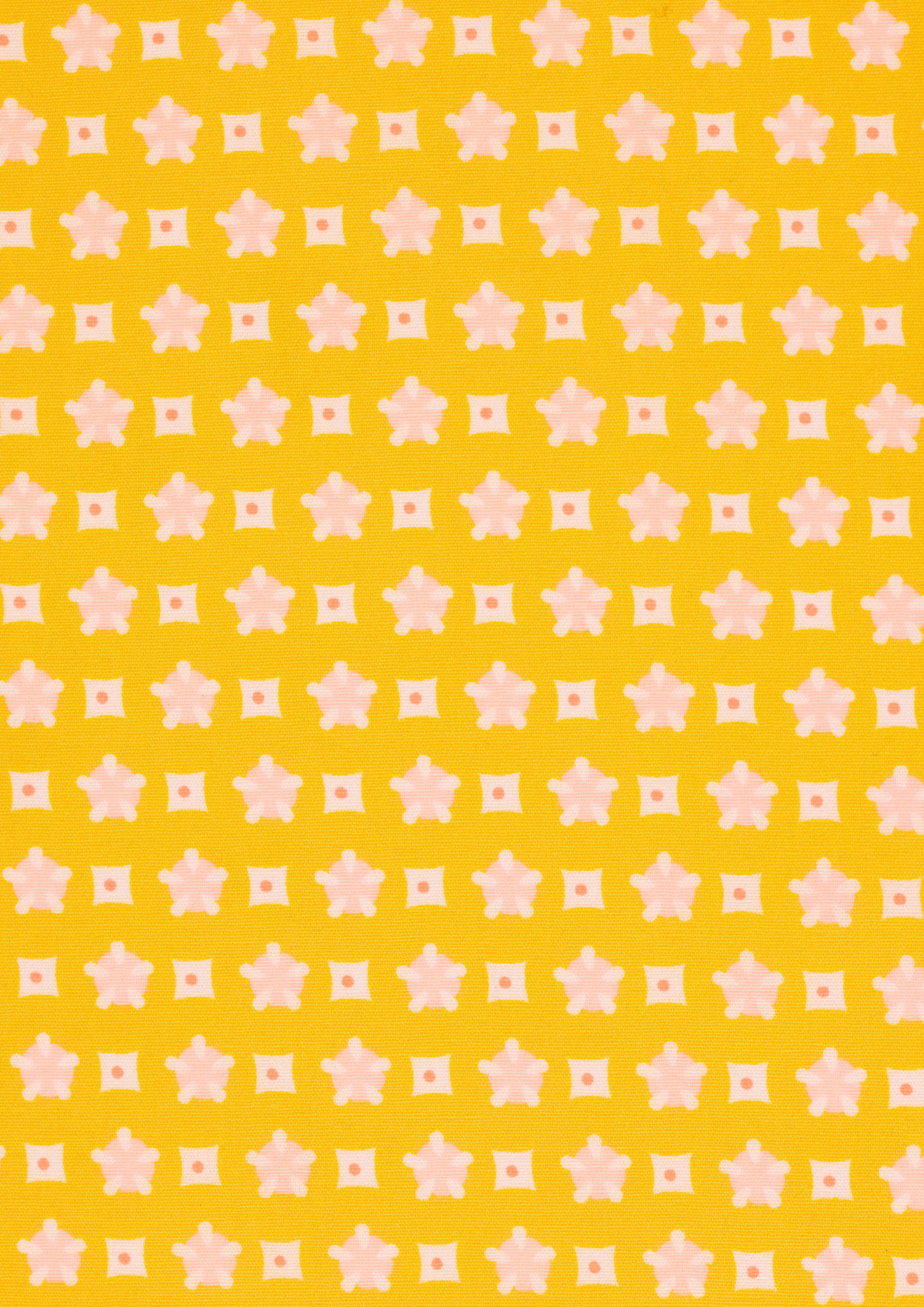 Coupon coton Élytis jaune