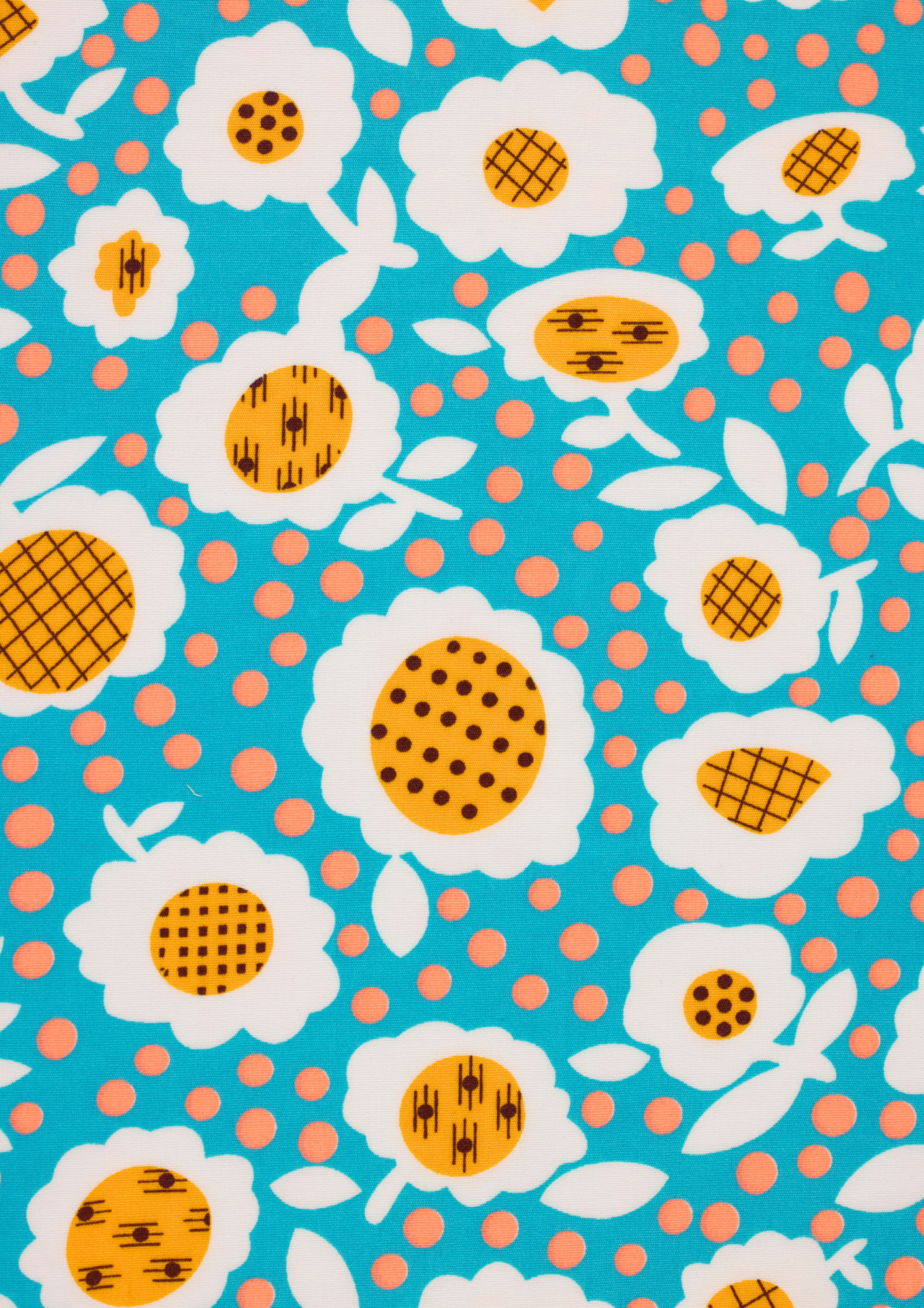 Tissu Coton Popeline Pilipili azur