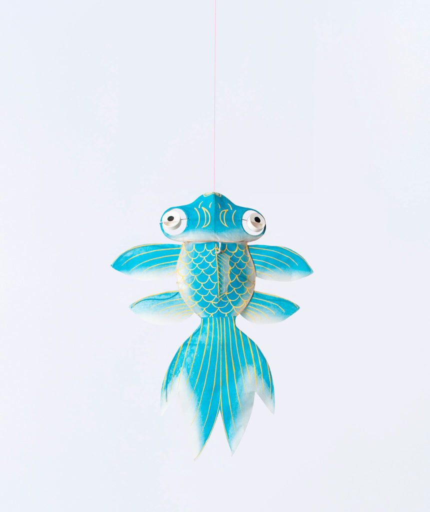 Cerf-volant poisson Miya turquoise Petit Pan