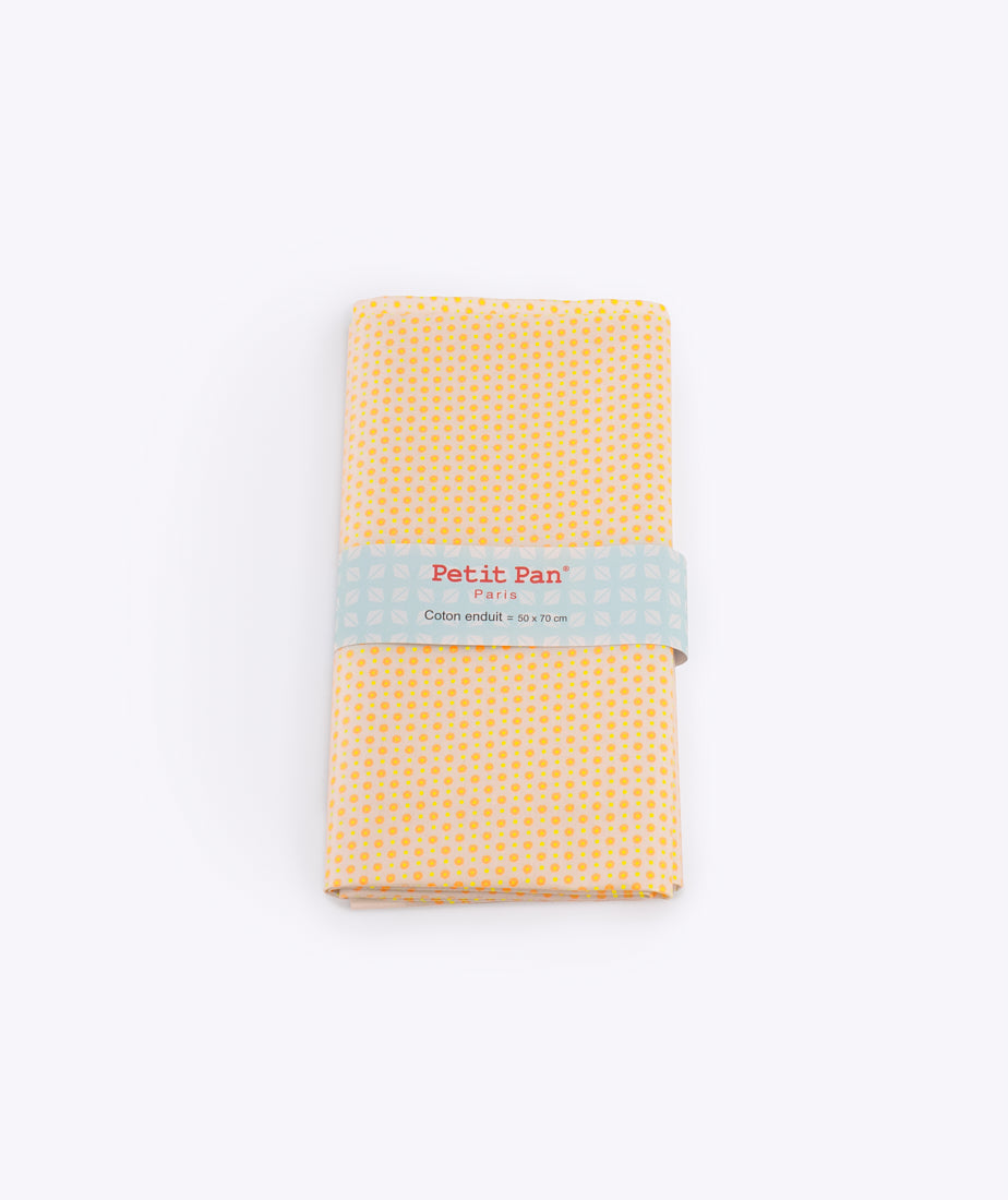 Coupon coton enduit Sappho agrume