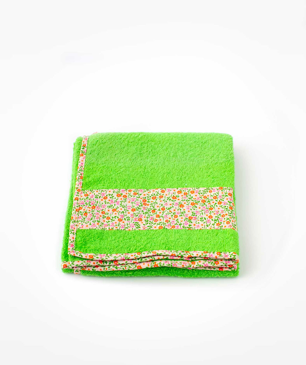 Serviette de bain à fleur taille L