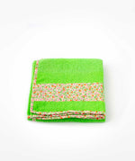 Serviette de bain à fleur taille L