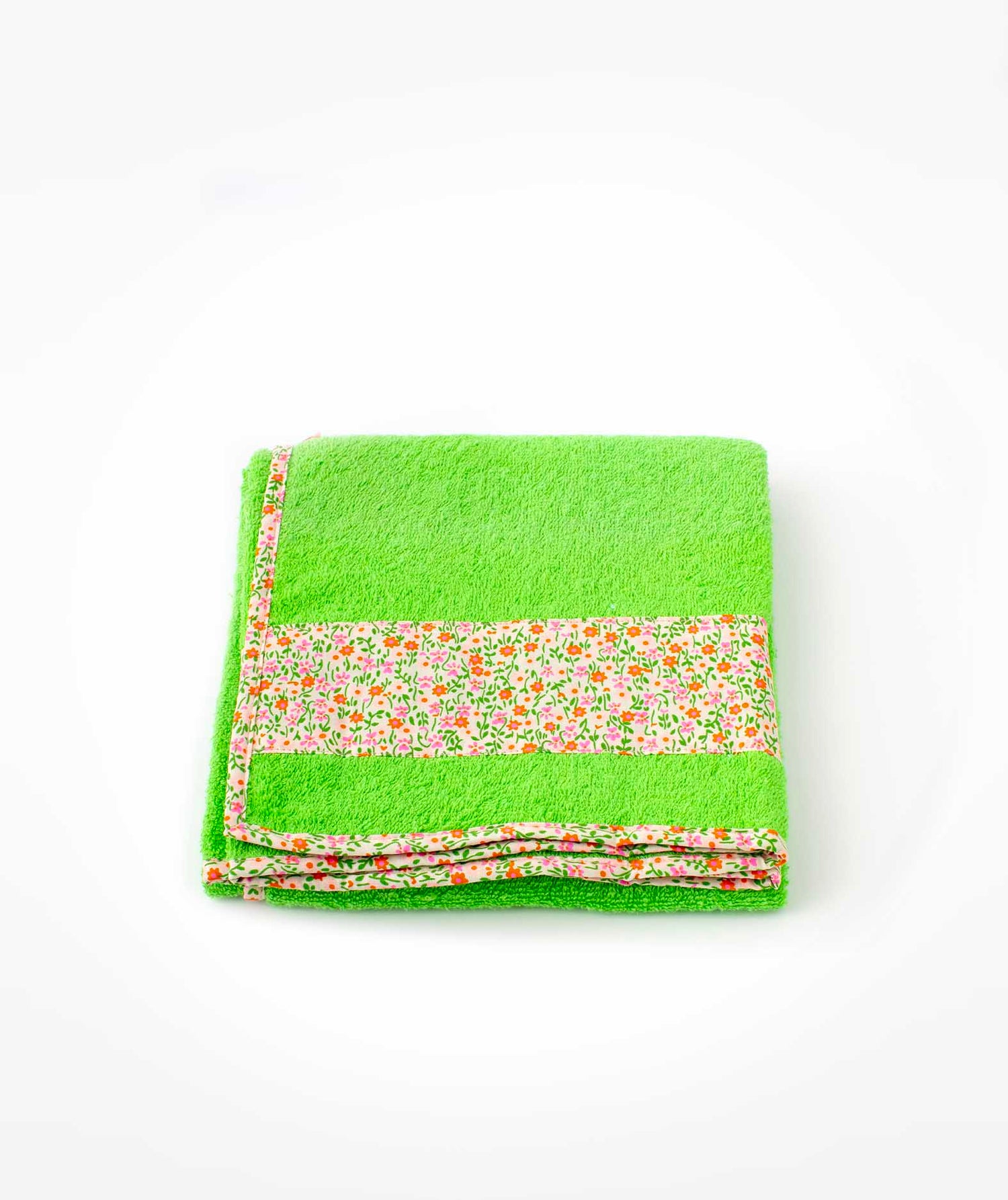 Serviette de bain à fleur taille L