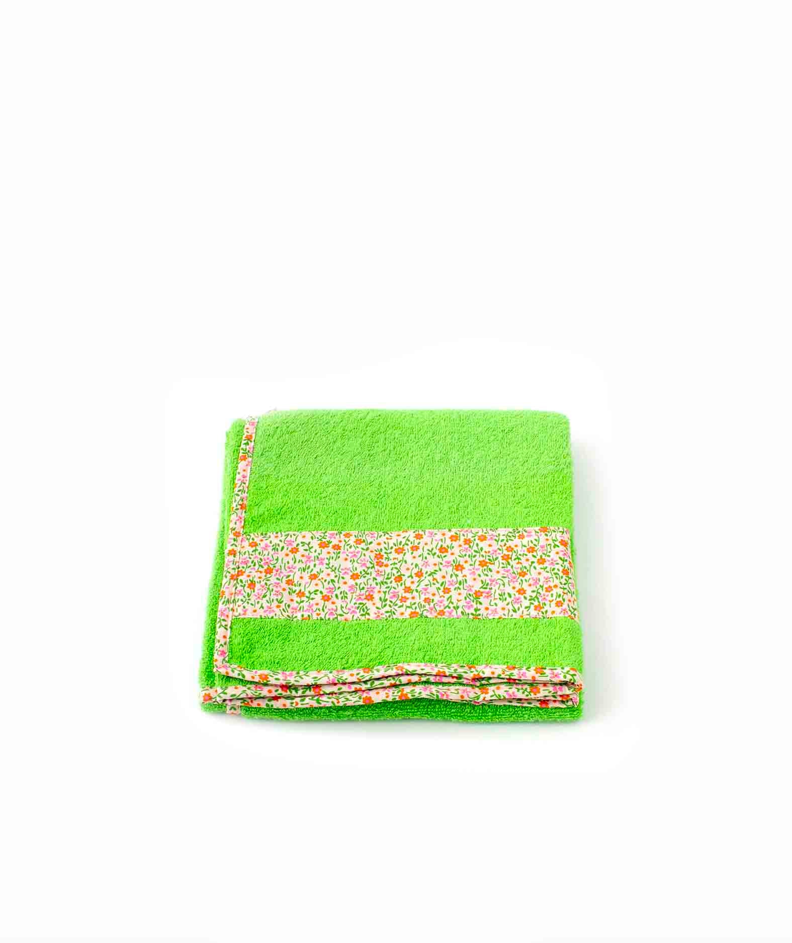 Serviette de bain à fleur taille M