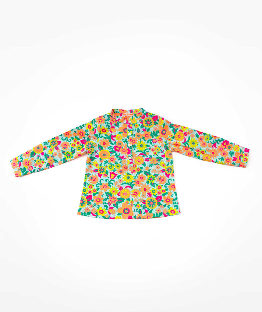 Chemise enfant Hippie azur Petit Pan