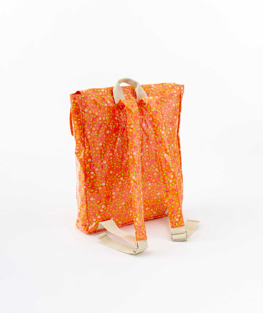 Petit sac à dos Peace and Love orange Petit Pan