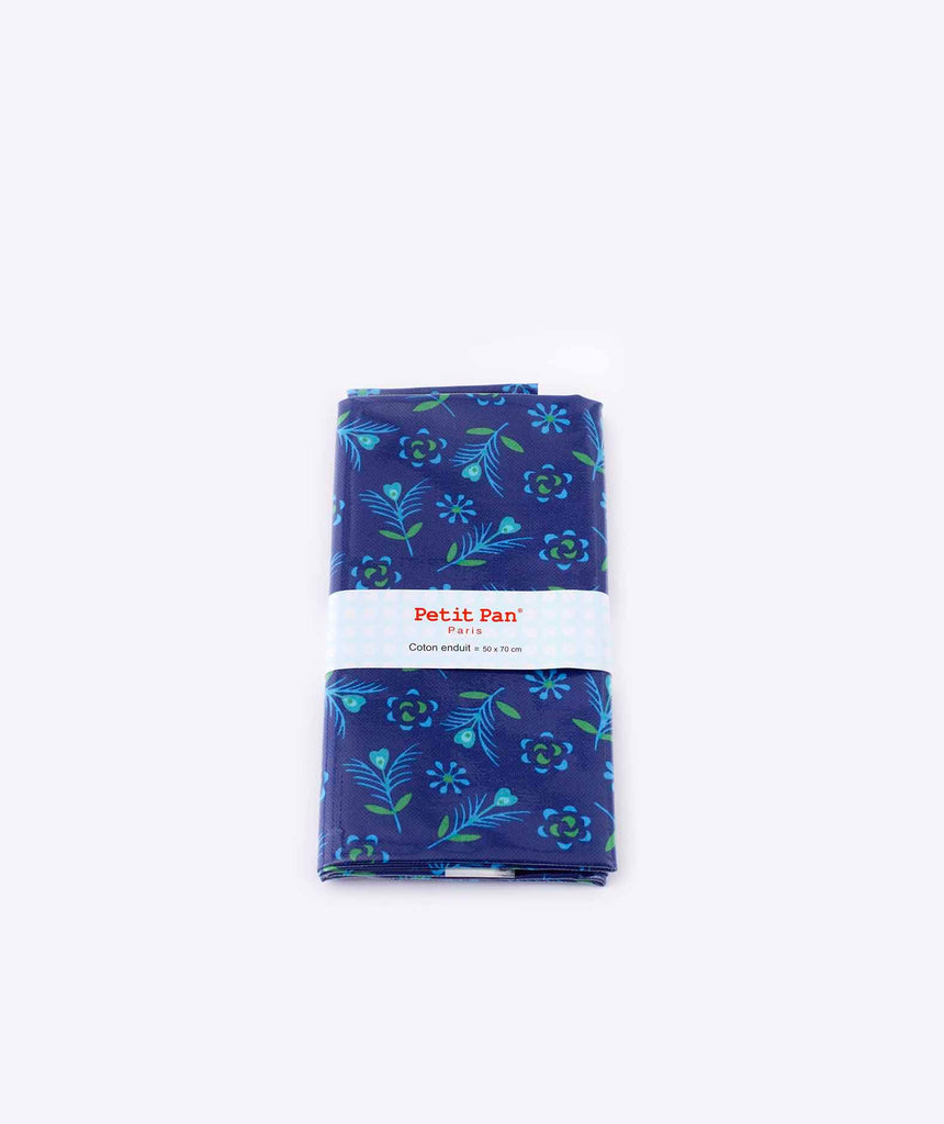 Coupon coton enduit Gitane indigo Petit Pan