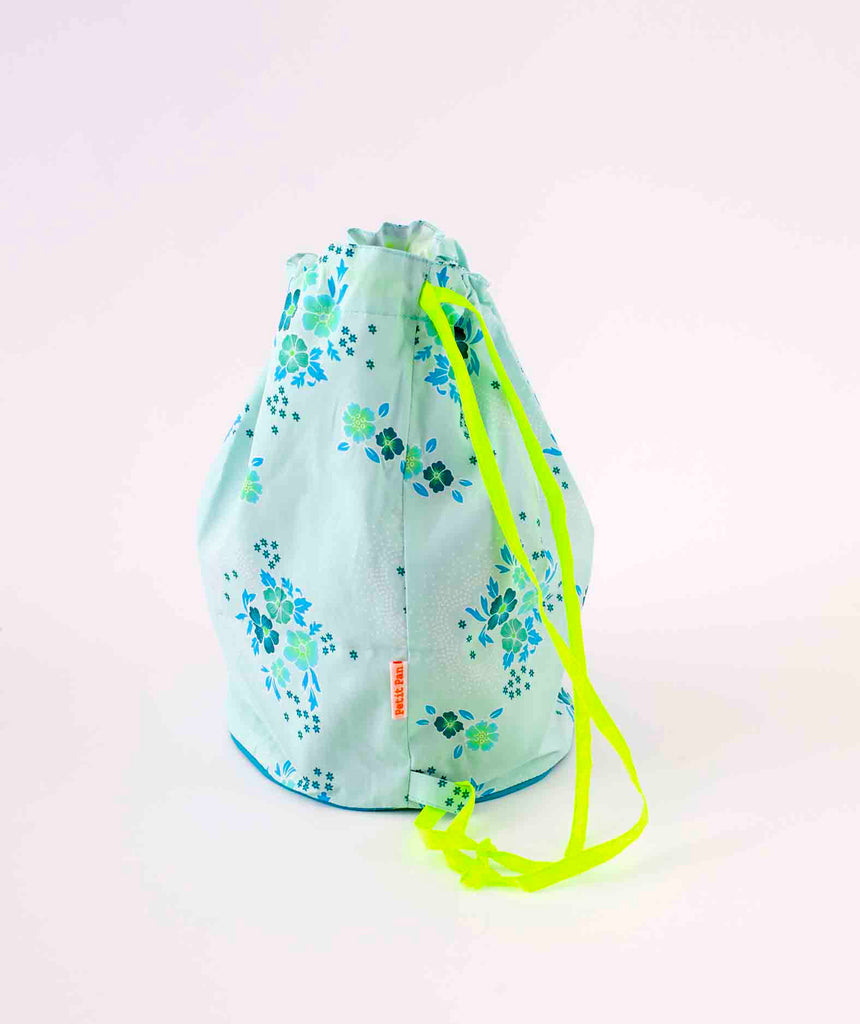 Sac de piscine Folksy bleu opalin
