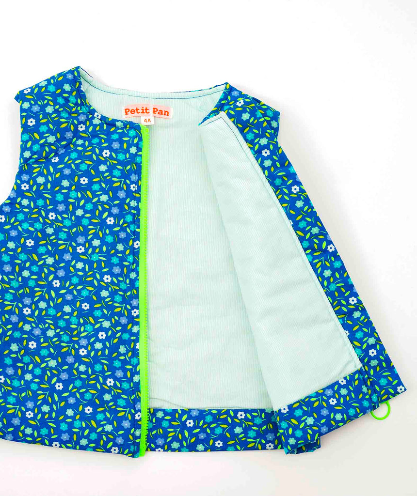 Gilet Zip enfant Peace and love outremer Petit Pan