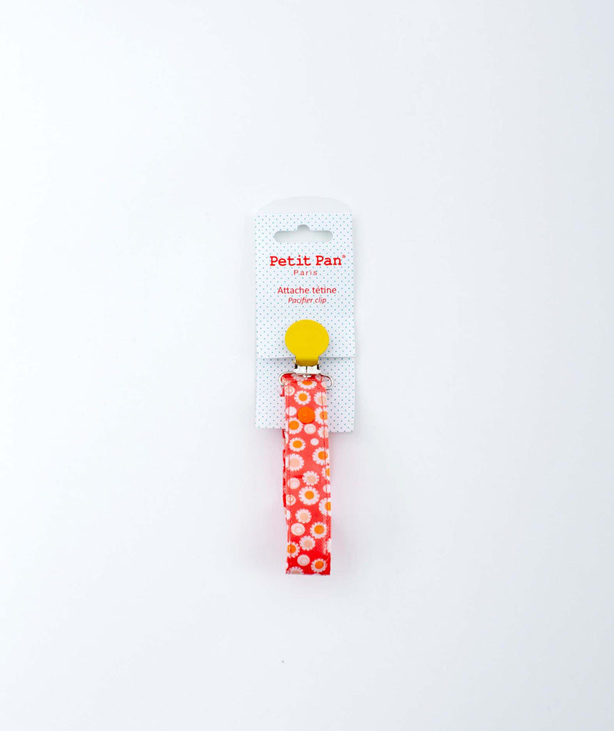 Attache tétine Bohème tangerine Petit Pan