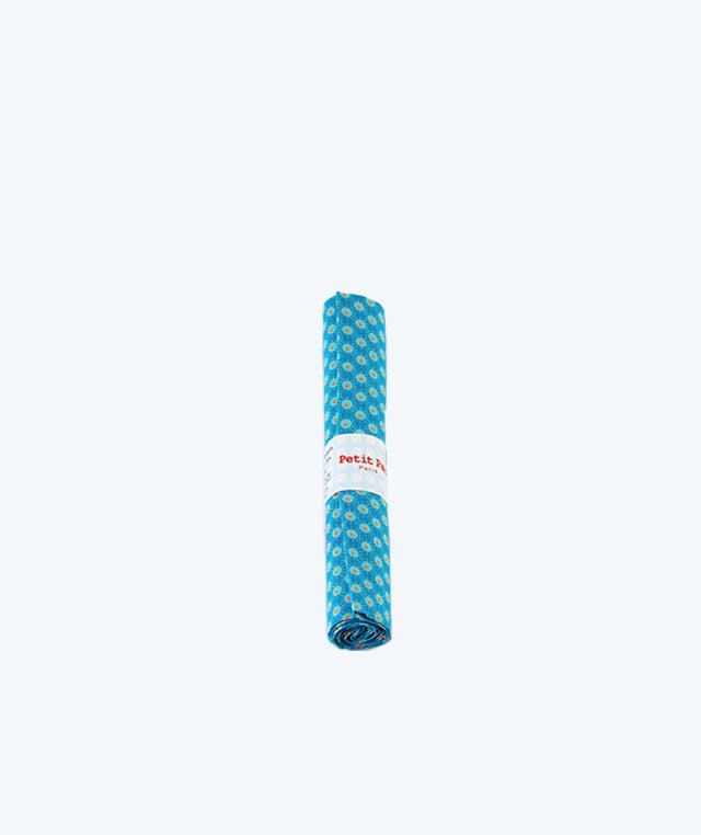Coupon coton Bubble bleu vif Petit Pan