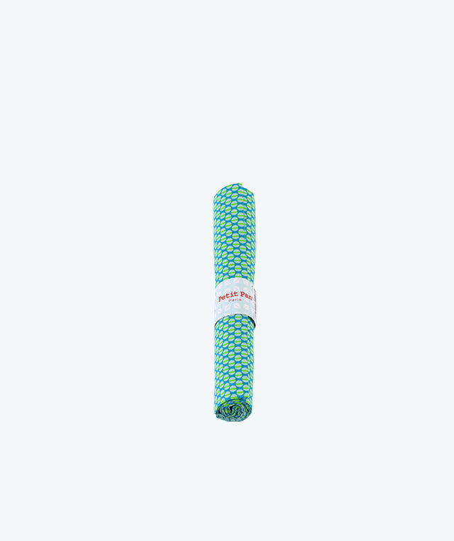 Coupon coton Calypso Bleu vif Petit Pan