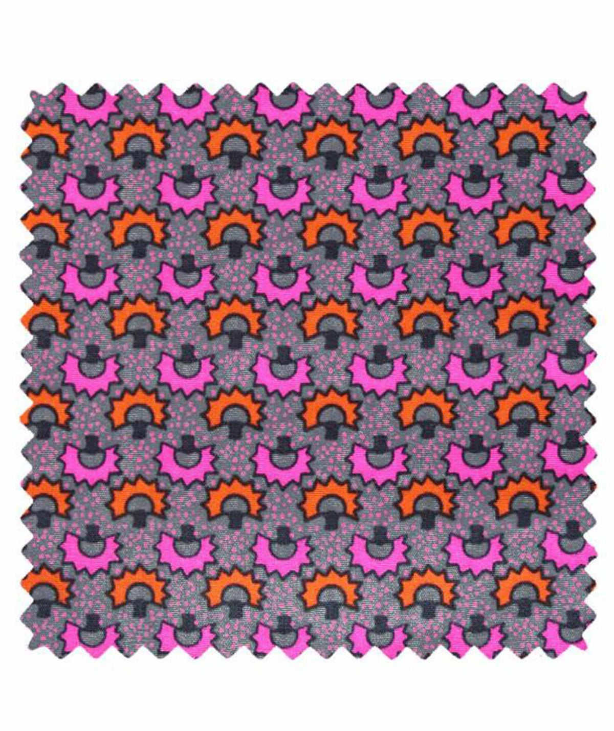 COTON IMPRIMÉ KAKINOKI GRIS