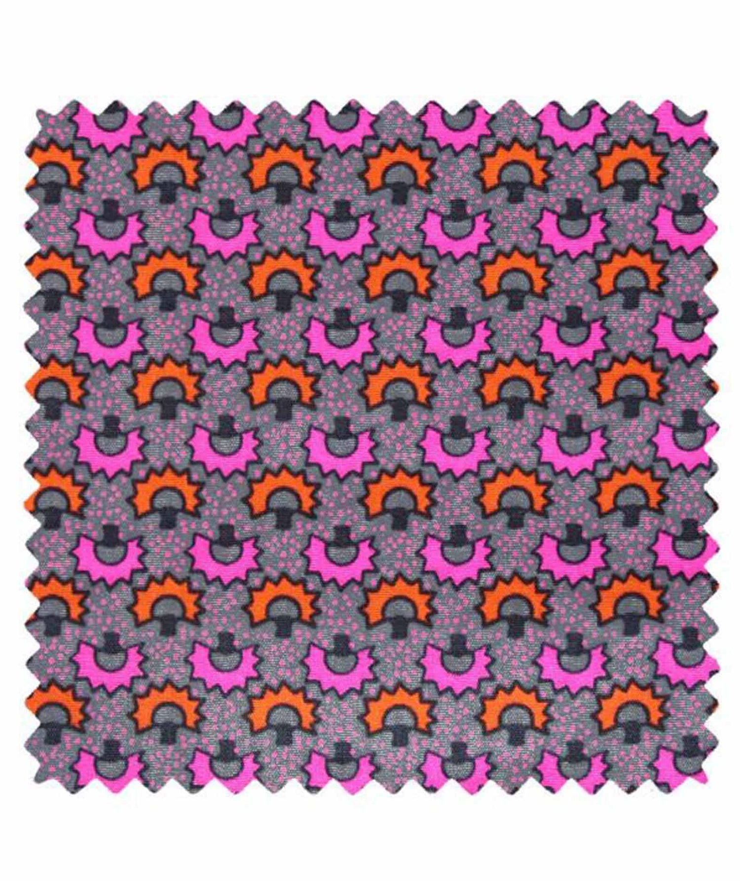 COTON IMPRIMÉ KAKINOKI GRIS