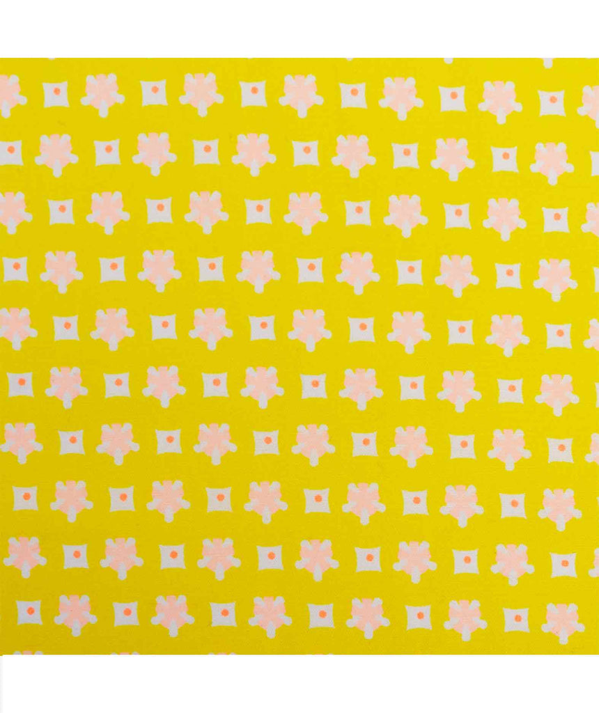 Coton enduit Élytis jaune