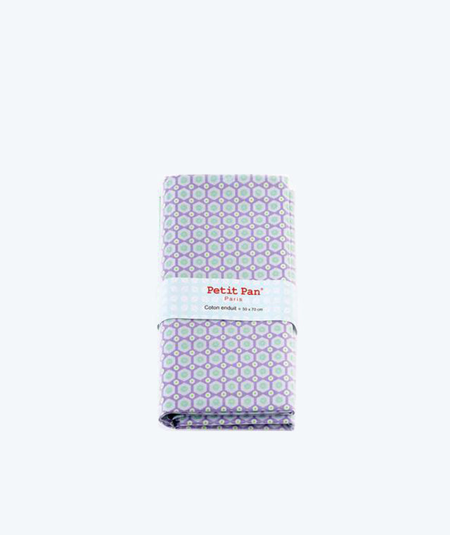 Coupon coton enduit Mikko lilas Petit Pan