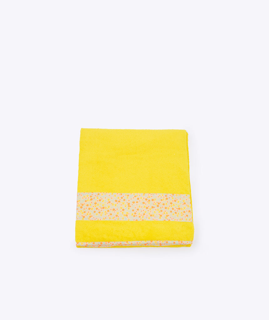 Serviette de bain Flower Power blanc