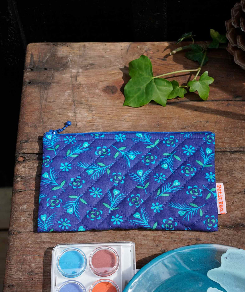 Pochette matelassé S Gitane indigo