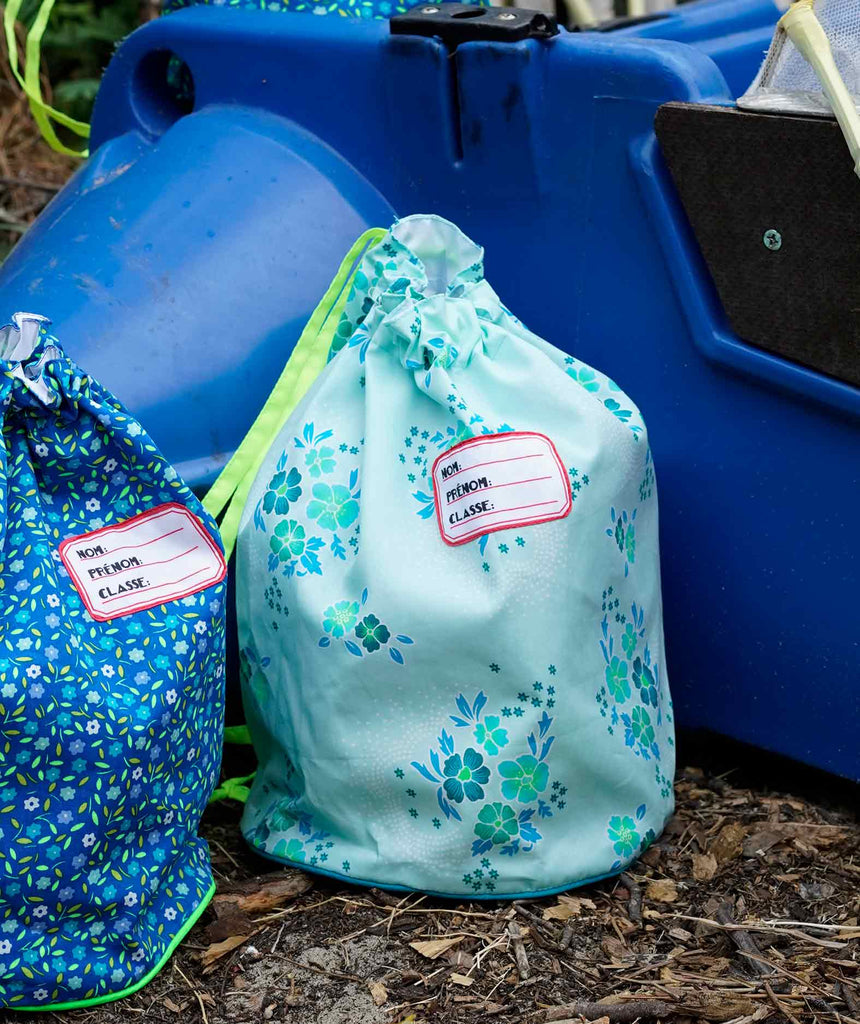 Sac de piscine Folksy bleu opalin