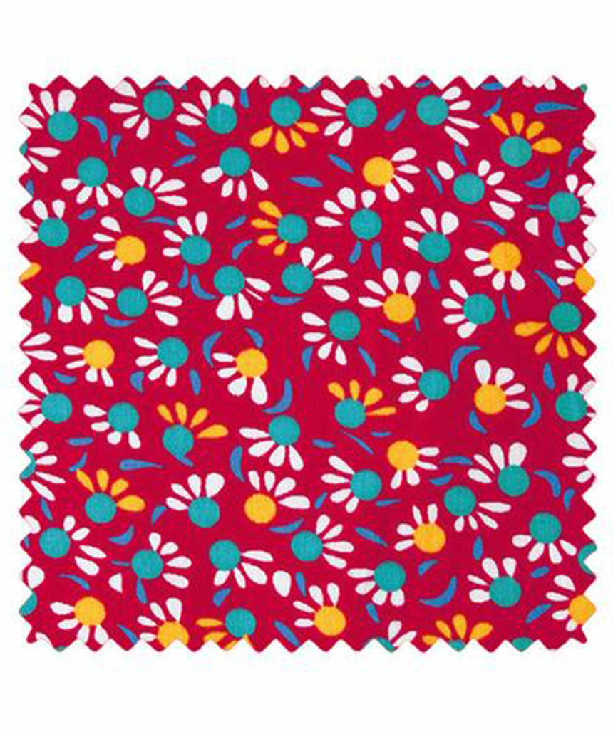 Coton imprimé Iroquois rouge