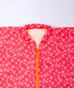 Veste enfant droite à zip Tsigane rose indien Petit Pan