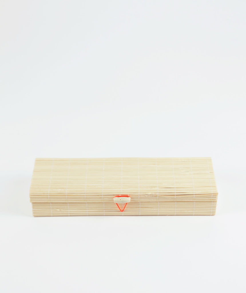 Boîte en bambou tissé petite