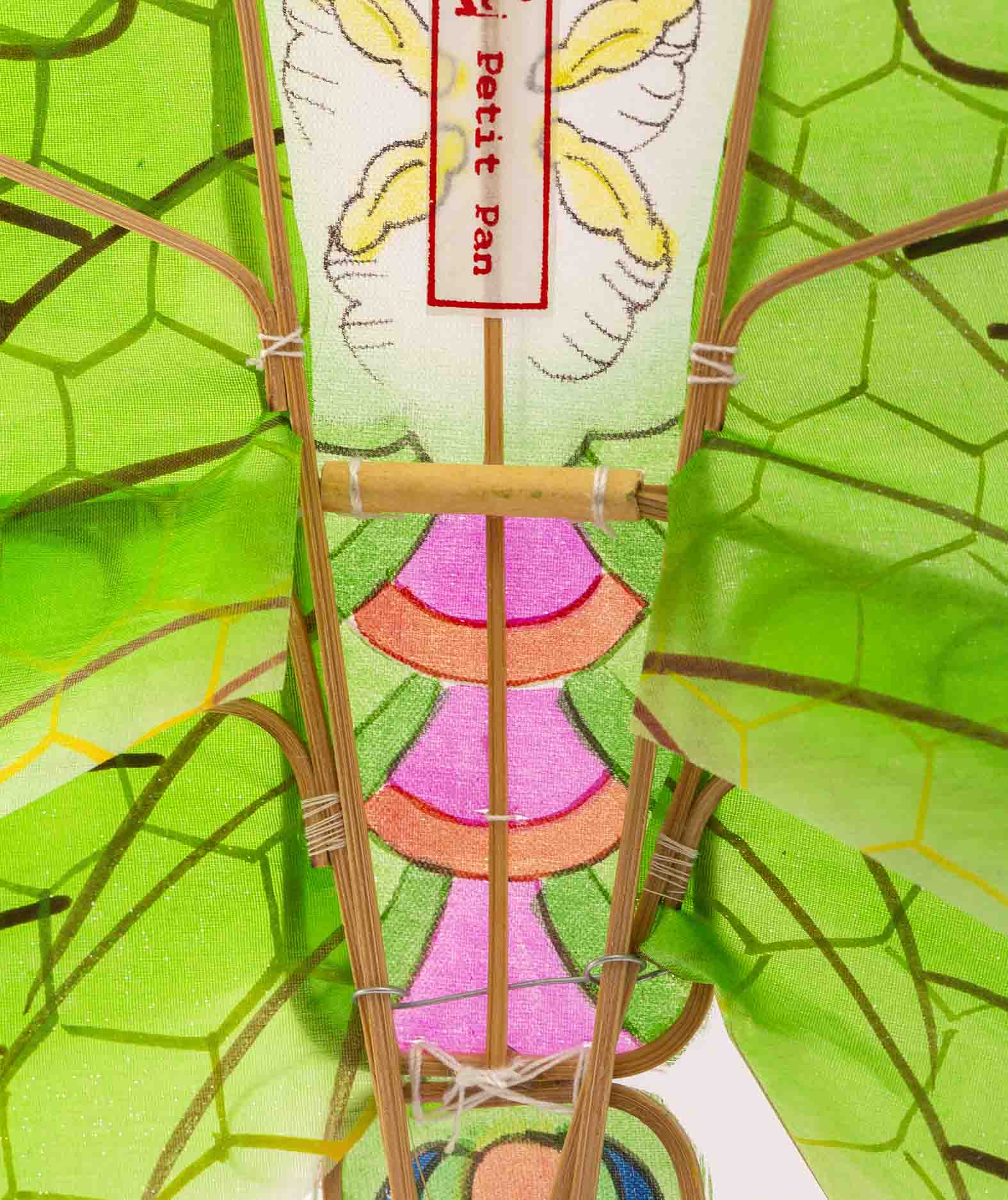 Cerf-volant libellule verte Petit Pan